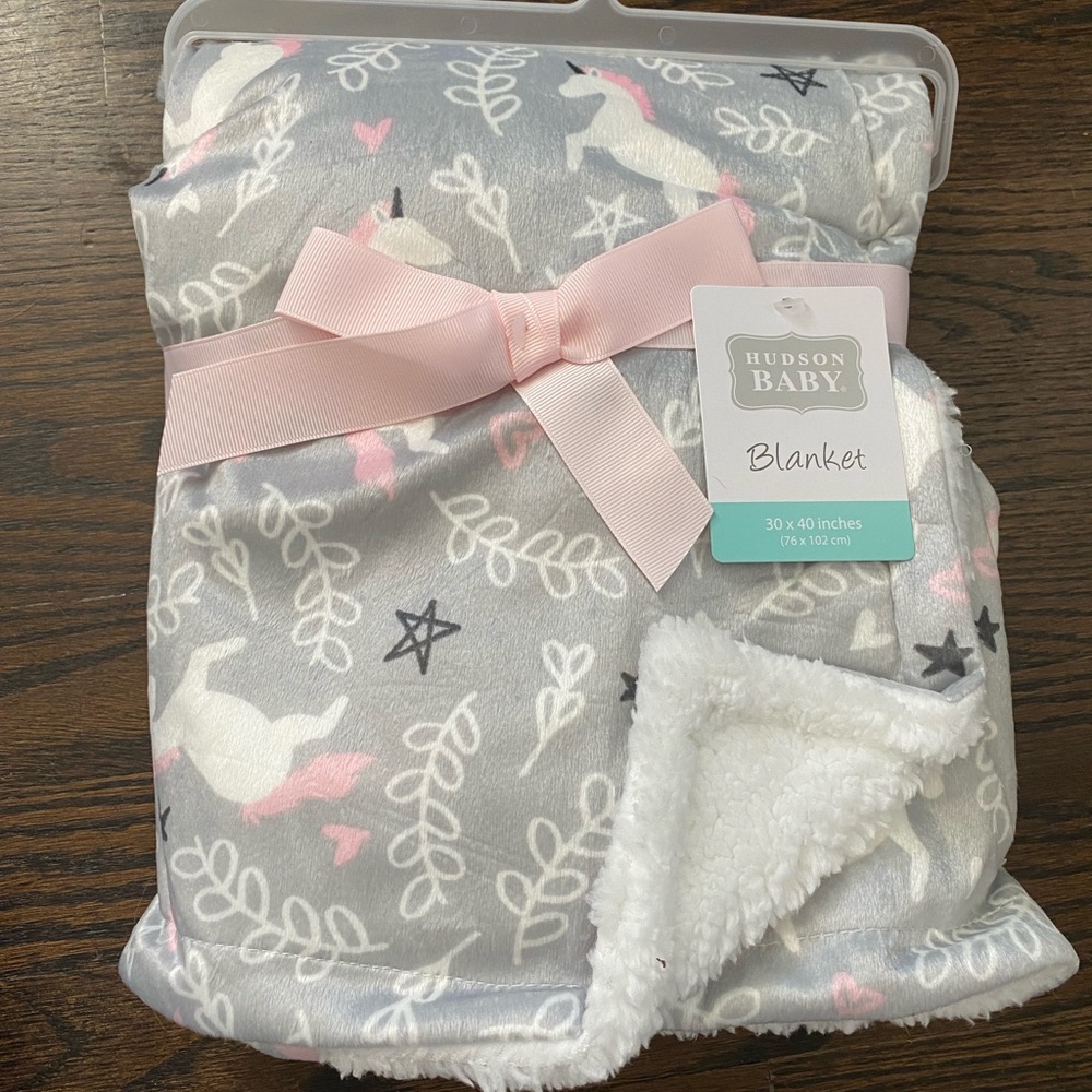 Hudson baby unicorn blanket